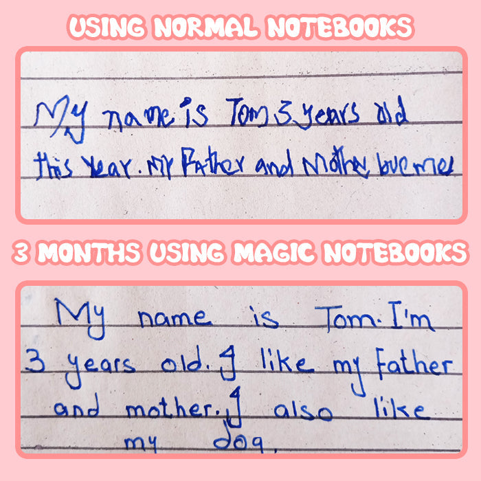 ENGLISH MAGIC WRITING NOTEBOOK | TINY GEAR™